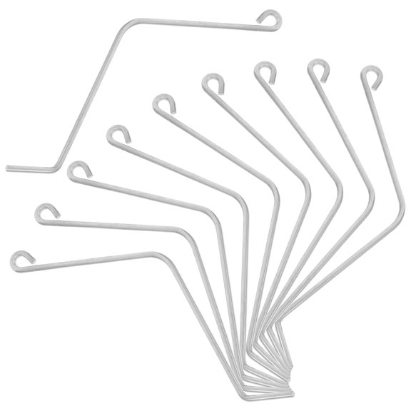 FOMIYES 10Pcs Stainless Steel Beehive Spring Clamp Connectors Easy Install Fixing Clamps for Beehive Frames