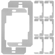 DECORNIJIA Outlet Adjustment Plate Spacers Wall Panel Spacers Silver 10Pcs Construction Projects
