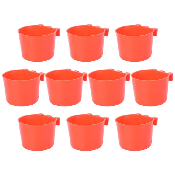 FOMIYES 10Set Thicken Material Pigeon Feeder For Feeding Time