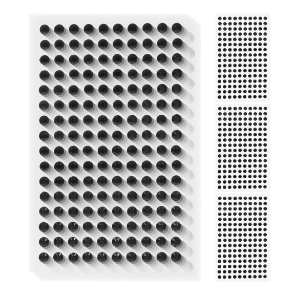 FOMIYES 10Sheets Lightweight Acrylic Flat Back Rhinestones for Elegant Face and Craft Designs
