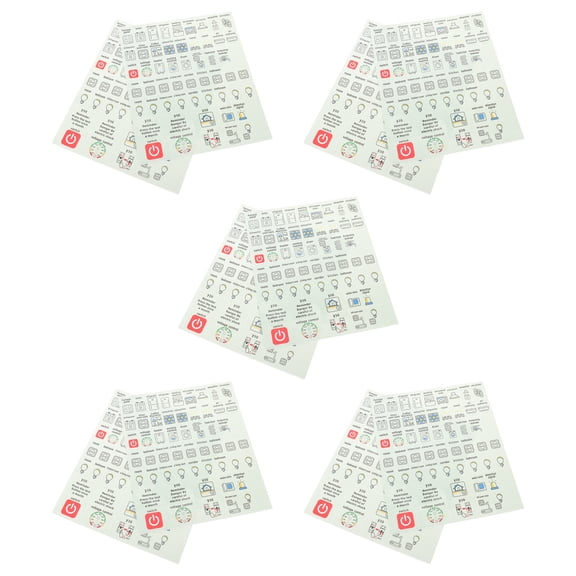 FOMIYES 10Sheets Waterproof Electrical Panel Labels with Printable Circuit Box Markers for Residential Use