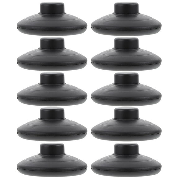 FOMIYES 10pcs Foot Controlled Power Switch Black ABS Replacement Self Locking Pedal Design for Lamp