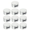 thumbnail image 1 of FOMIYES 10pcs Heavy Duty Mirror Clips for Wall Glass Hanging Brackets Silver Zinc Alloy, 1 of 8