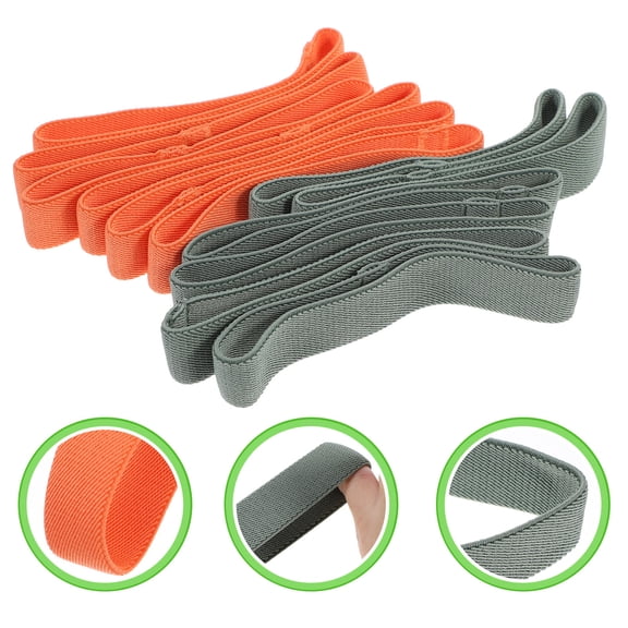 FOMIYES 12 Pcs Nylon Stretchable Bento Lunchbox Strap Easy to Use for Users