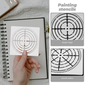 FOMIYES 12-Pack Blank Stencil Sheets for Kids Drawing Assistance, Art Templates for Childrens Craft Projects