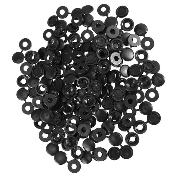 FOMIYES 120pcs Screw Cap Washer Top Hinged Screw Cover Replacement Decorative Screw Cap
