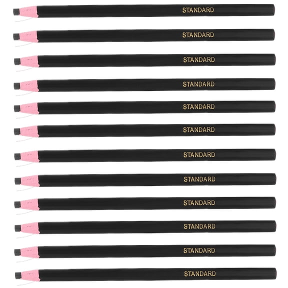 FOMIYES 12Pcs Black Grease Pencils Peel Off Crayon Pens for Professional Drawing Use