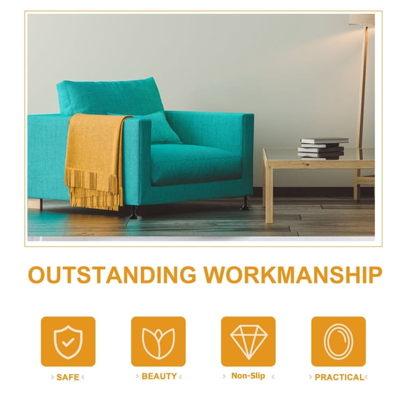 FOMIYES 12Pcs Cabinet Adjustable Feet for Bed Frame Support and Workbench Legs