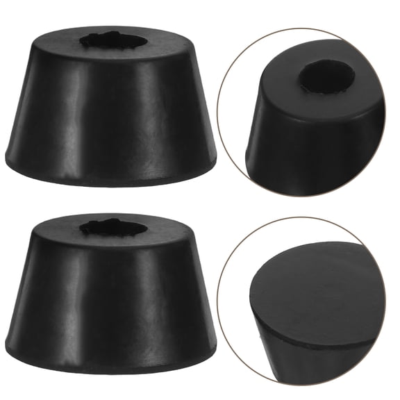 FOMIYES 12Pcs Durable Rubber Speaker Feet Pads with Non Slip Base for Audio Equipment Stability