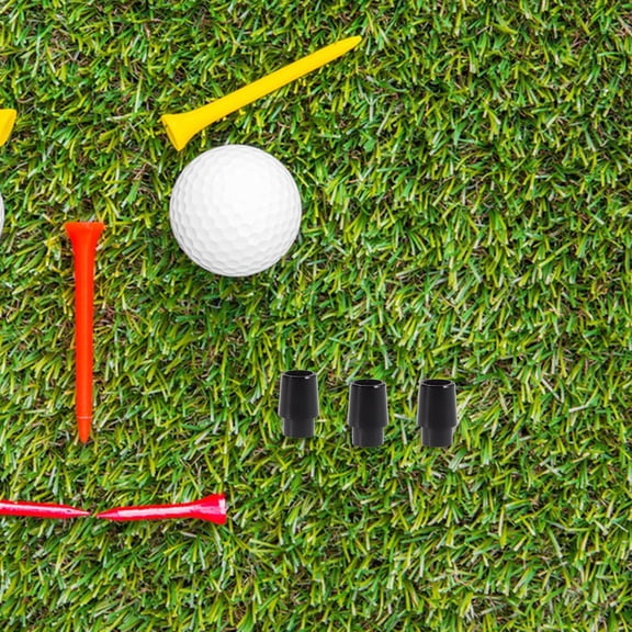 FOMIYES 12Pcs Universal Golf Shaft Rubber Ferrule Sleeves Black Compatible with Pxg Series Irons and Wedges