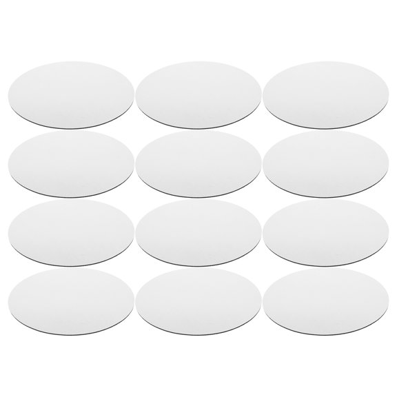 FOMIYES 12pcs Sublimation Mouse Pad Blank 2mm Thick White for Heat Press