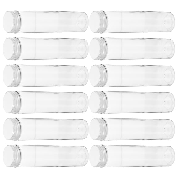 FOMIYES 16Pcs Leak-Proof Sample Vials Plastic Test Tubes For Scientific Research