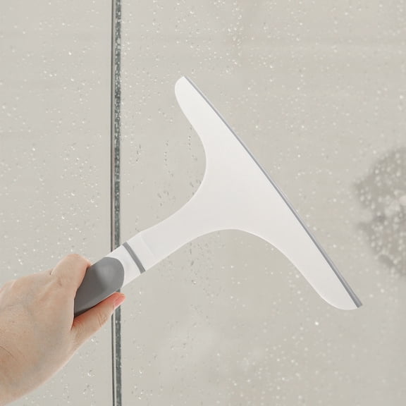 FOMIYES 1-Pack Grey Plastic Squeegee Window Cleaner for Household Glass and Cleaning