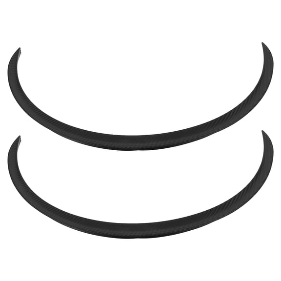 FOMIYES 1Pair Automotive Black Wheel Arch Trim Strips for Weather Resistant Car Mudguard Protection
