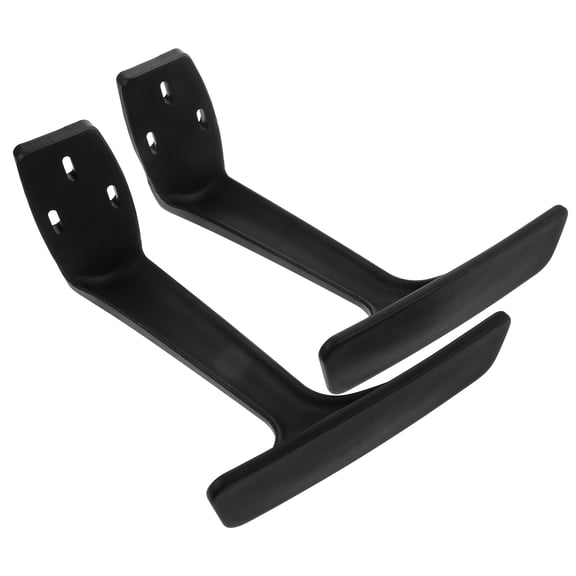 FOMIYES 1Pair Easy Install Black Plastic Arm Rest for Office Chair Gaming Chair Accessories