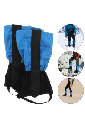 1Pair Boot Gaiters for Hiking Harsh Conditions Durable and Comfortable Fit