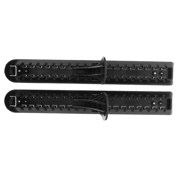 FOMIYES 1Pair Convenient Boating Footrest Pedal Easy Installation for Kayaks and Inflatable Boats Black