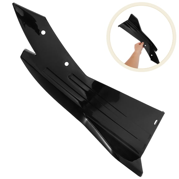 FOMIYES 1Pair Rear Spoiler for Auto ABS Material Black Car Exterior Accessories Sleek Design