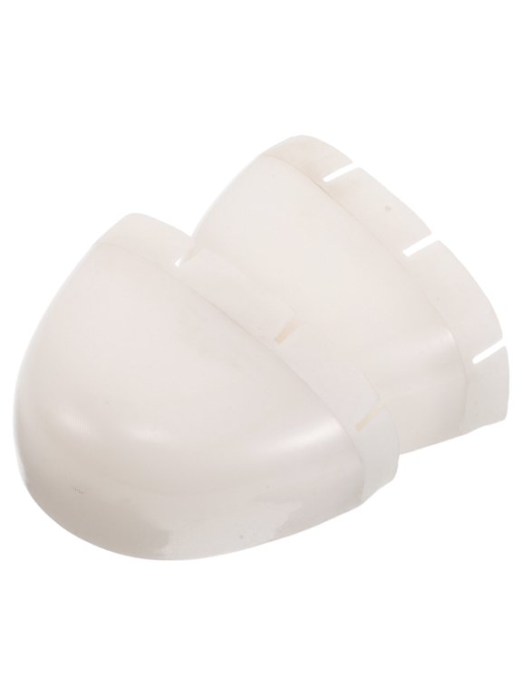 Protective Toe Caps White Highdensity Plastic Puncture Resistant Work Shoe Guard 1Pair