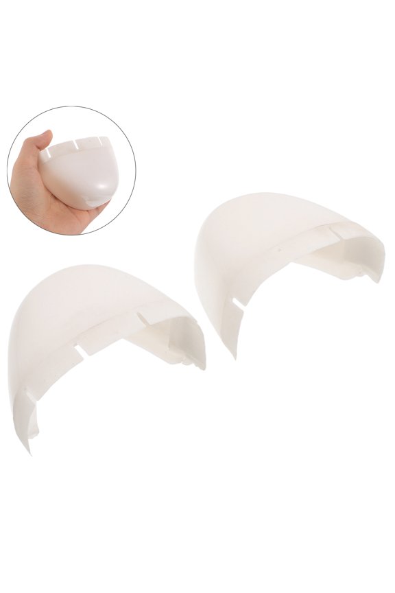 1Pair Work Shoe Toe Protector White Modular Safety Toe Caps with Extra Thick Anti Smash Layer