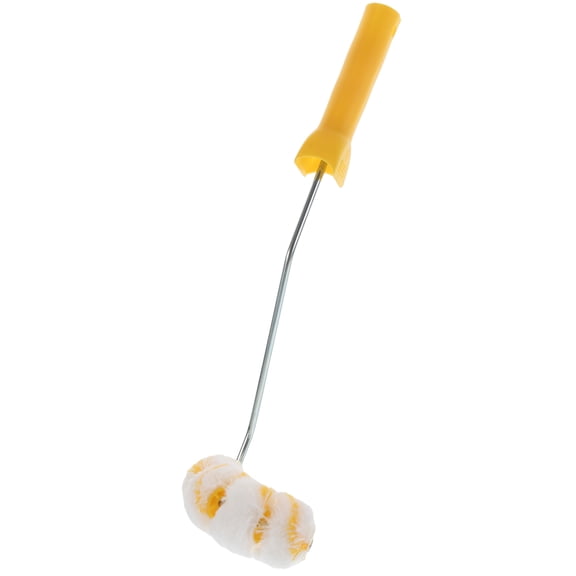FOMIYES Yellow Pipe Brush, Durable 4 Wheels, Comfortable Grip, Home Use 1Pc