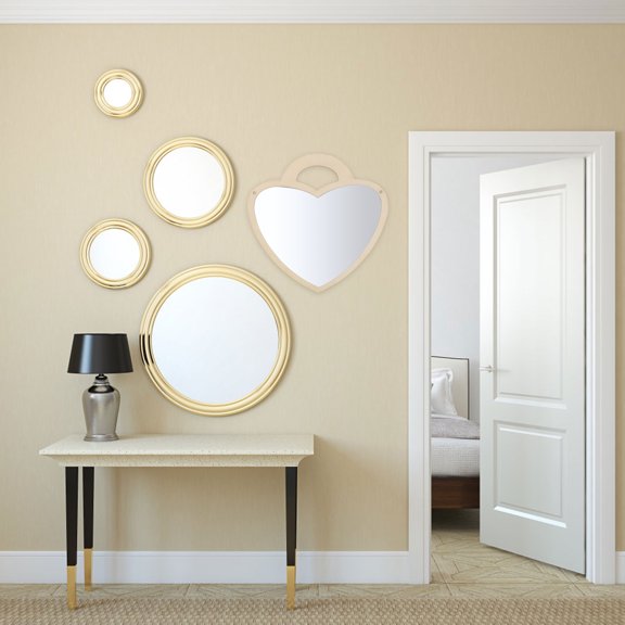 FOMIYES Wall Sticker Mirror Kids Room Acrylic 1Pcs