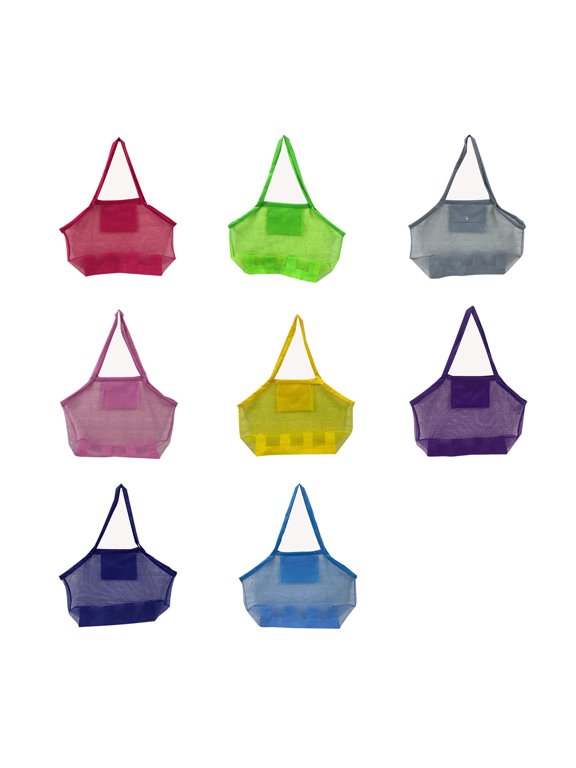 1Pc Blue Mesh Backpack for Outdoor Storage with Easy Clean Material