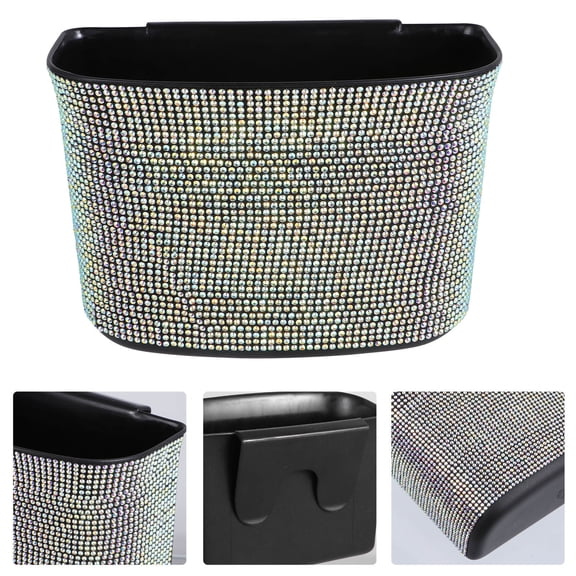 FOMIYES 1Pc Change Organizer Black Plastic Car Stowing Storage Box for Door and Seat