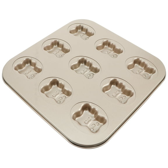 FOMIYES 1Pc Brown Kitchen Cookie Mold Carbon Steel Biscuit Cutter for Easy Baking and Decorating