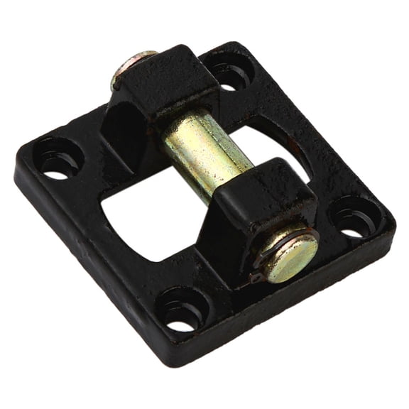 FOMIYES 1Pc Cylinder Holder Black Metal for Air Cylinder Practical Design with Polished Finish