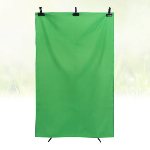 FOMIYES Green Photography Backdrop Cloth for Photo and Video Shoots, Material, Perfect for Studio and Outdoor Use
