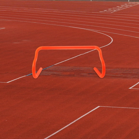 FOMIYES 1Pc Lightweight Orange PVC Outdoor Training Hurdle Detachable Football Strength Rack