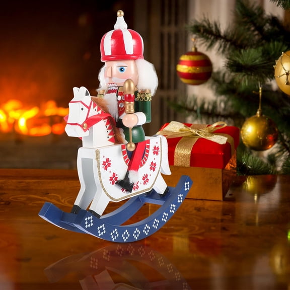 FOMIYES Creative Blue Nutcracker Christmas Party Supply 1Pc