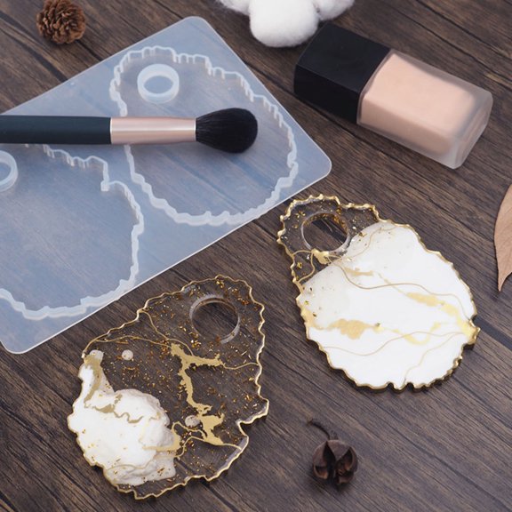 FOMIYES 1Pc Silicone Makeup Tray Mold Non-Stick White Material for Home Crafting and Cosmetic Organizer