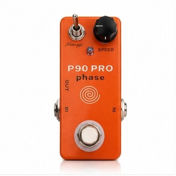 FOMIYES Orange Metal Guitar Effector Compact Musical Instrument Accessory 1 Pc