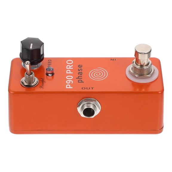 FOMIYES Compact Metal Guitar Effector Orange Phase Processor Accessory