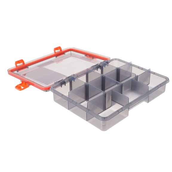 FOMIYES 1Pc Portable Fishing Tackle Organizer Box with Large Capacity Multiple Compartments