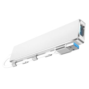 FOMIYES 1Pc Practical USB Splitter USB Hub with Lightweight Long Shape for Desktop and Laptop Use