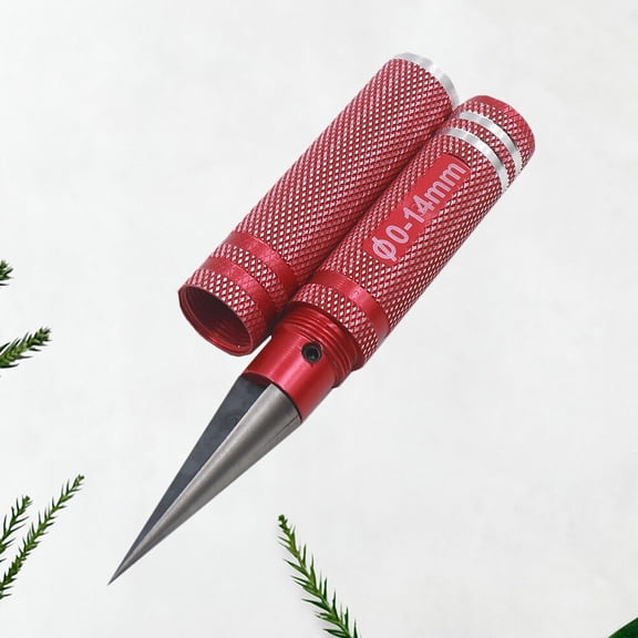 FOMIYES 1Pc Reamer for Rc Car Shell Rosy Steel Drill with Aluminum Alloy Safety and Lightweight Handle