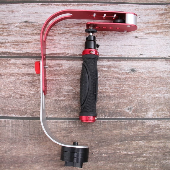 FOMIYES 1Pc Red Handheld Camera Stabilizer Bow Shape with Super Gimbals for Accurate Video Capture