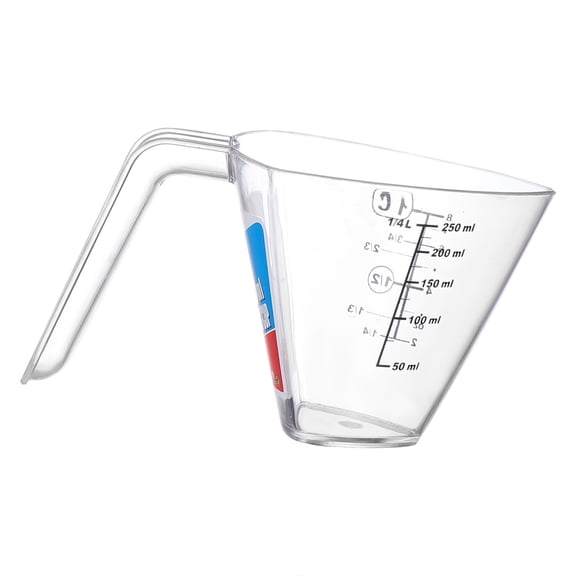 FOMIYES 1Pc Simple Measuring Container Triangle Cup with Smooth Mouth for Convenient Kitchen Use