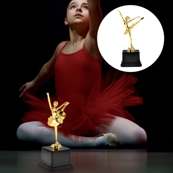 FOMIYES 1Pc Plastic Award Trophy for Classroom Rewards Ballet Dance Theme Prize Recognition