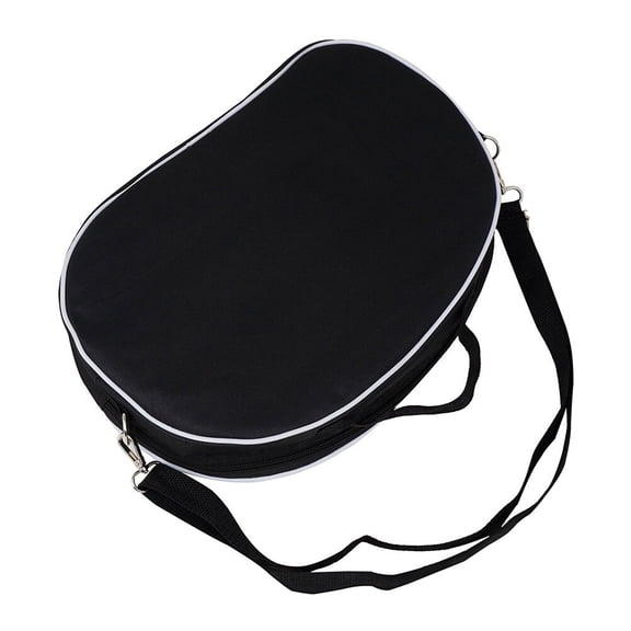 FOMIYES Convenient Handheld Black Lyre Harp Bag Soft Foldable Oxford Cloth for Storage