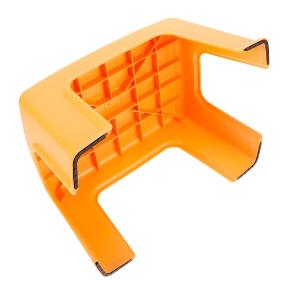 FOMIYES Orange Stackable Shoe Changing Stool Made of PP Material for Living Room Use