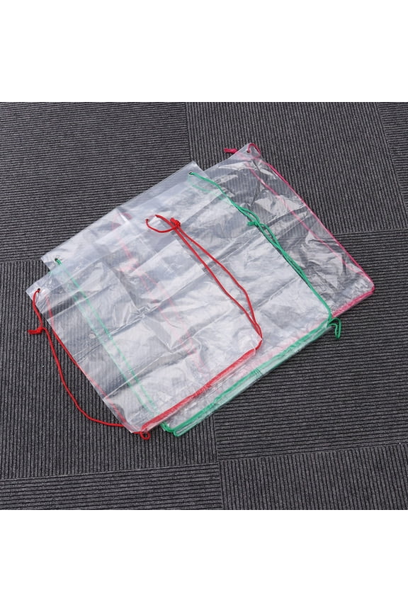 1Pcs Clear Backpack Stadium Approved for Concerts Transparent Square PE Cotton Water-resistant