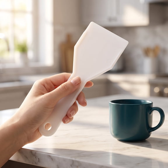 FOMIYES Refrigerator Ice Scraper White Round Design Safe for Freezer Deicing
