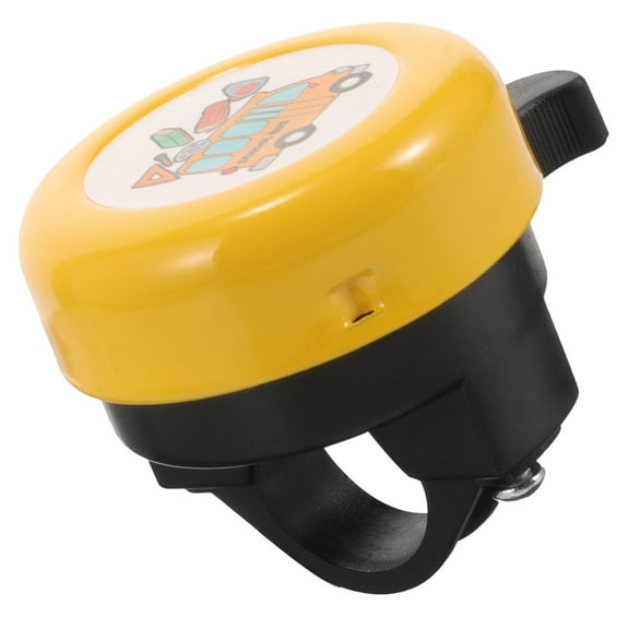 FOMIYES 1Pcs Plastic Child Bicycle Handlebar Bell with Loud Sound for Outdoor Riding 6.00X5.00X5.00CM