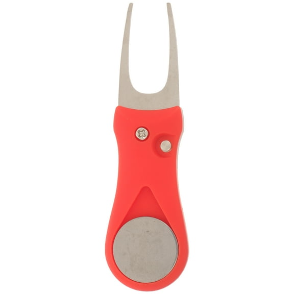FOMIYES Portable Golf Divot Repair Tool for Lawn and Course Maintenance, Watermelon Red, 1 Piece