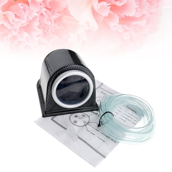 FOMIYES 1Set 52Mm Boost Gauge with Accurate Pressure Measurement for Car Use Easy Wiring