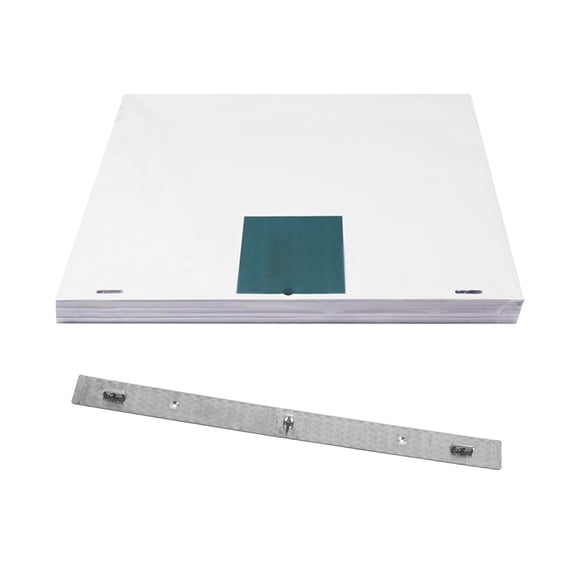 FOMIYES Metal Animation Peg Bar Ruler Set for Paper Positioning with Three-Hole Peg Bar Compatible with Animation Tools